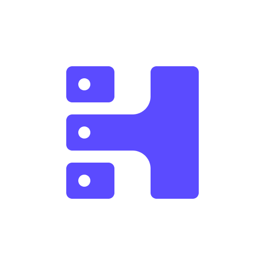 Logo HOSTWARE — Violet sans fond
